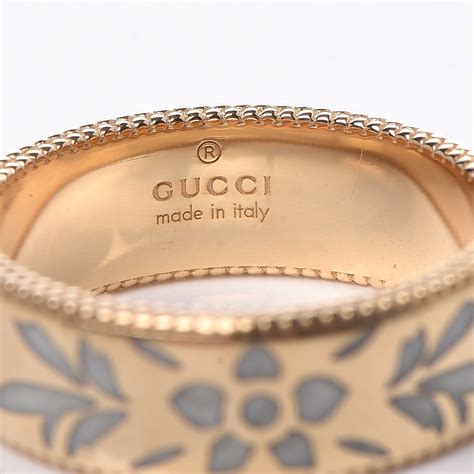 gucci icon 18k yellow gold and enamel|Gucci 18K Yellow Gold Multi.